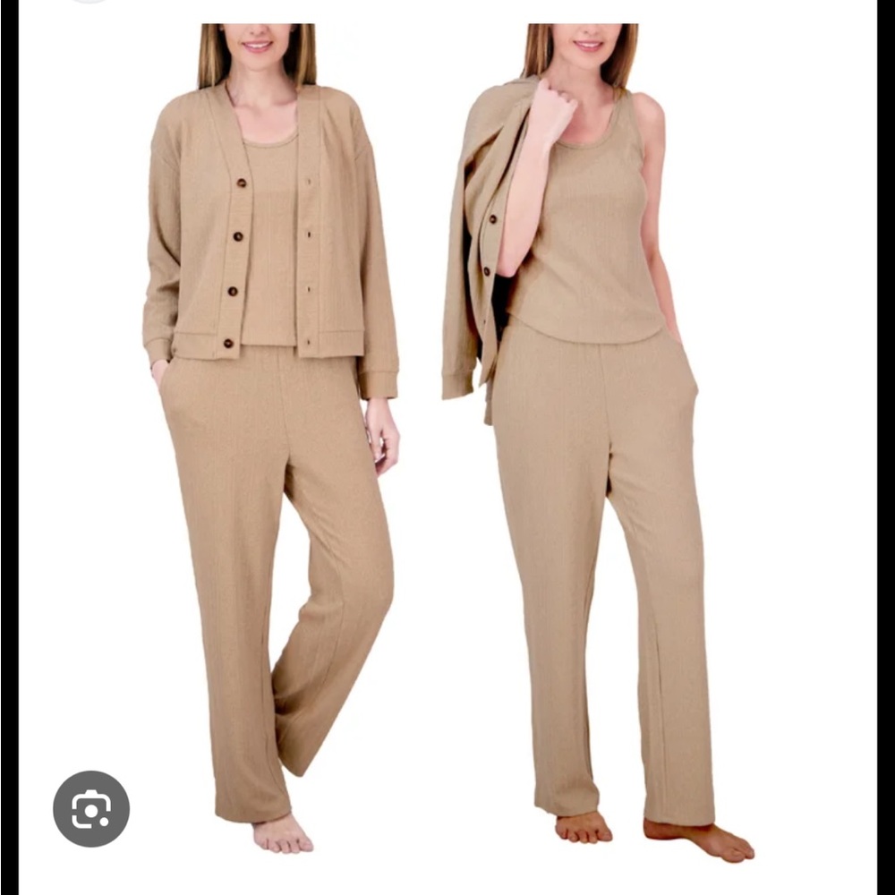 Women's 3-piece textured lounge set